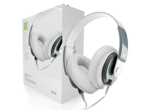 Audifonos alambricos klipxtreme obsession blanco khs-550wh