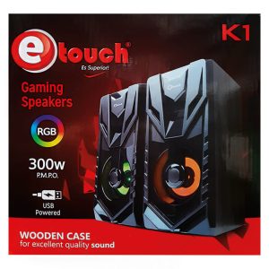 BOCINA / PARLANTE GAMING ILUMINACION RGB 6 WATTS RMS ETOUCH®