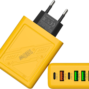 Cargador de pared Ultra Rápido USB multipuerto de 120 W