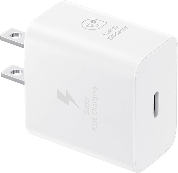 Samsung Adaptador de corriente para cargador de pared de 25 W